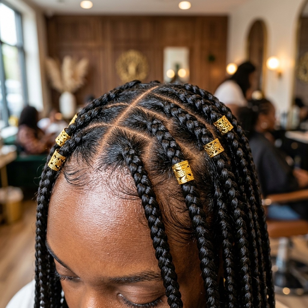 Golden styling station