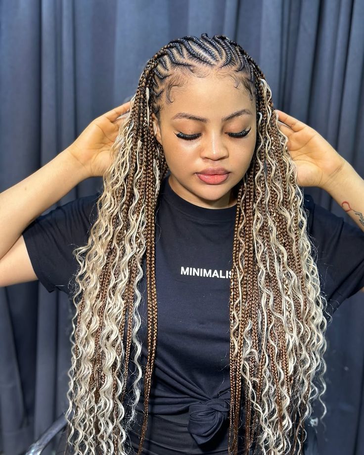 Boho Knotless Braids