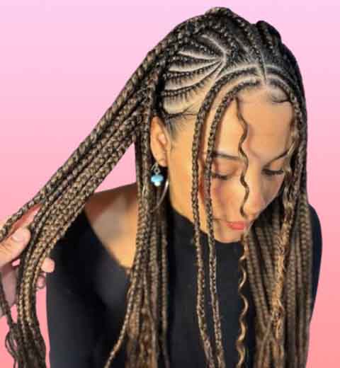 Fulani - Feed In - Tribal Braids